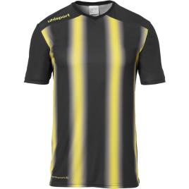 Camiseta Manga Corta Stripe 2.0 116 cm Black / Lime Yellow