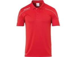 Polo Manga Corta Stream 22 2XL Red / White