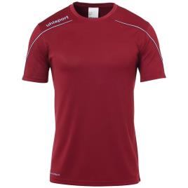 Camiseta Manga Corta Stream 22 116 cm Burgundy / Sky Blue