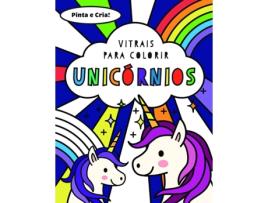 Livro Vitrais Para Colorir: Unicórnios de Vários Autores (Ano de Edição - 2020)