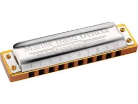 Harmónica  Marine Band Deluxe F-Major (Afinação: F - Aço Inoxidável)