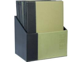 Conjunto Caixa + 20 Capas de Menu A4  Trendy Verde