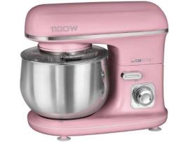 Batedeira com Taça CLATRONIC KM 3711 Rosa (1100 W - Taça: 5 L)