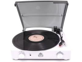 Gira-Discos GPO Stylo II Branco (Velocidades: 33 1/3 - 45 - 78)