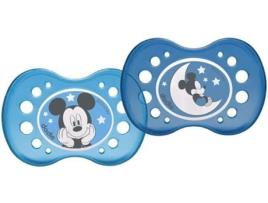 Conjunto 2 Chupetas  Night Mickey 18 m +