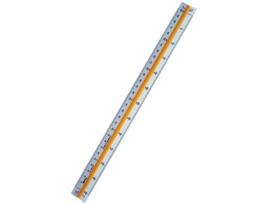 Régua  Escala Triângular (Branco)