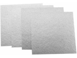 4 placas de cobertura de microondas  Cinzentas