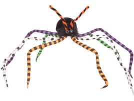 Decorações de Halloween  Aranha Pernas Coloridas (80 cm)