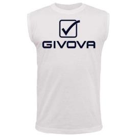 Givova Camiseta Sin Mangas Logo Big M White