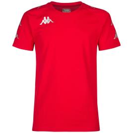 Kappa Camiseta De Manga Curta Ancone 12 Years Red / Red Dahila Dk