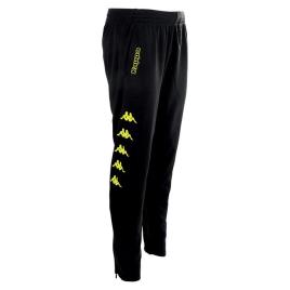 Kappa Calças Longas Pagino 12 Years Black / Fluo Yellow