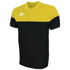 Kappa Camisa Polo De Manga Curta Pianetti 10 Years Black / Yellow