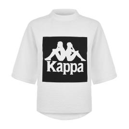 Kappa Camiseta Manga Corta Bawi Authentic S White / Black