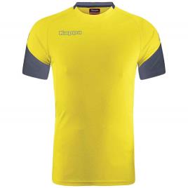 Kappa Camiseta Manga Corta Abou L Yellow / Dark Grey