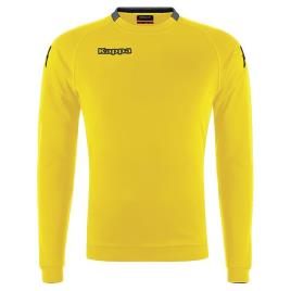 Kappa Sudadera Aldren 4XL Yellow / Dark Grey