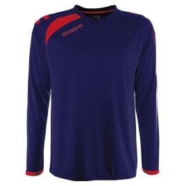 Kappa Camiseta Manga Larga Pavie XL Blue Marine / Red
