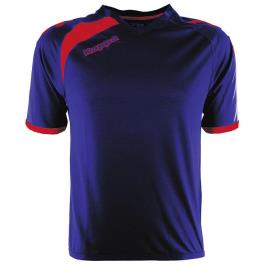 Kappa Camiseta De Manga Curta Pavie 8 Years Blue Marine / Red