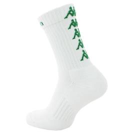Kappa Eleno 3 Pares EU 39-42 White / Green Logo