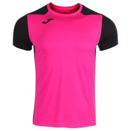 Joma Camiseta Manga Corta Record Ii M Pink Fluor / Black