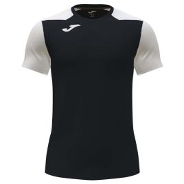 Joma Camiseta De Manga Curta Record Ii 12-14 Years Black / White