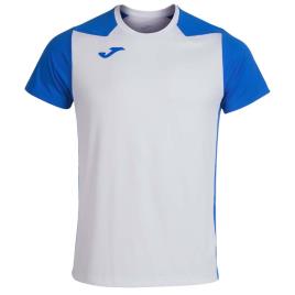 Joma Camiseta Manga Corta Record Ii 2XL White / Royal