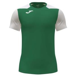 Joma Camiseta Manga Corta Record Ii 11-12 Years Green Medium / White