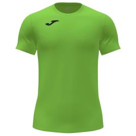 Joma Camiseta De Manga Curta Record Ii 7-10 Years Green Fluor