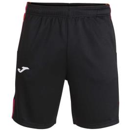 Joma Calças Curtas Championship Street Ii 11-124 Months Black / Red