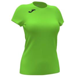 Joma Camiseta De Manga Curta Record Ii 7-10 Years Green Fluor