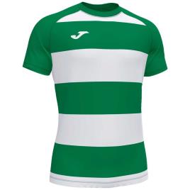 Camiseta Manga Corta Prorugby Ii 11-12 Years Green Medium / White