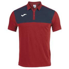 Polo Manga Corta Winner 5-6 Years Red / Dark Navy