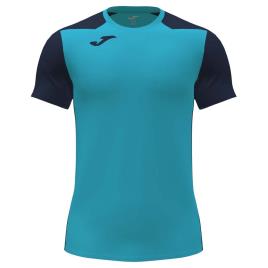 Camiseta Manga Corta Record Ii 7-10 Years Turquoise Fluor / Dark Navy