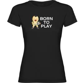 Camiseta Manga Corta Born To Play Football S Black