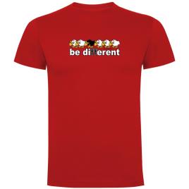 Camiseta Manga Corta Be Different Basket M Red
