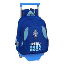 Mochila Escolar com Rodas 705 Real Zaragoza Azul Azul Claro