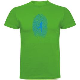 Kruskis Camiseta Manga Corta Football Fingerprint 2XL Green