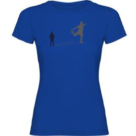 Kruskis Camiseta Manga Corta Football Shadow L Royal Blue