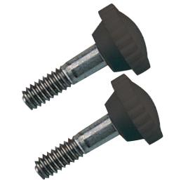 Head Screw 2 Pcs One Size Black