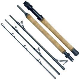 Cana Pesca De Fundo Battler Cf 5 Seções 2.14 m Grey