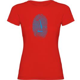 Camiseta De Manga Curta Sailor Fingerprint M Red