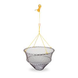 Crab Drop Net With Rope 35 x 25 x 25 cm Black