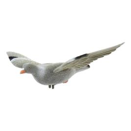 Pombo Com Chamariz De Asas One Size Grey