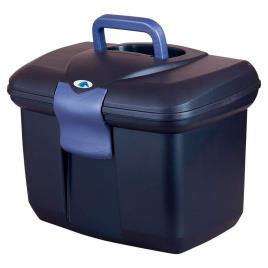 Bieman Com Tampa E Caixa De Arrumação De Partição Fiona Luxury One Size Midnight Blue