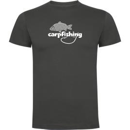 Kruskis Camiseta De Manga Curta Carpfishing M Dark Grey