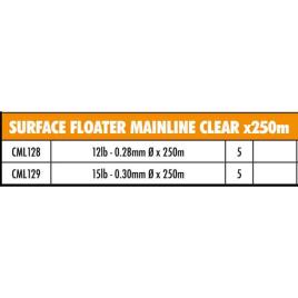 Fio Surface Floater 250 M 0.300 mm Clear