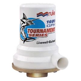 Rule Pumps Livewell 1600 Bronze 1600 GPH White