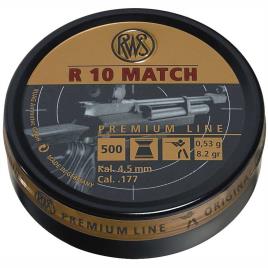 R 10 Match Riflle Metal Can 500 Units 4.5 Grey