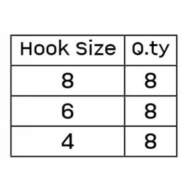 Omtd Elite Evo Area Hook Barbless Light 6 Black