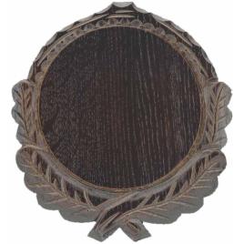 Eurohunt Escudo Entalhado Troféu Javali 21 cm Dark Brown