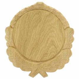 Eurohunt Escudo Entalhado Troféu Javali 12 cm Light Brown